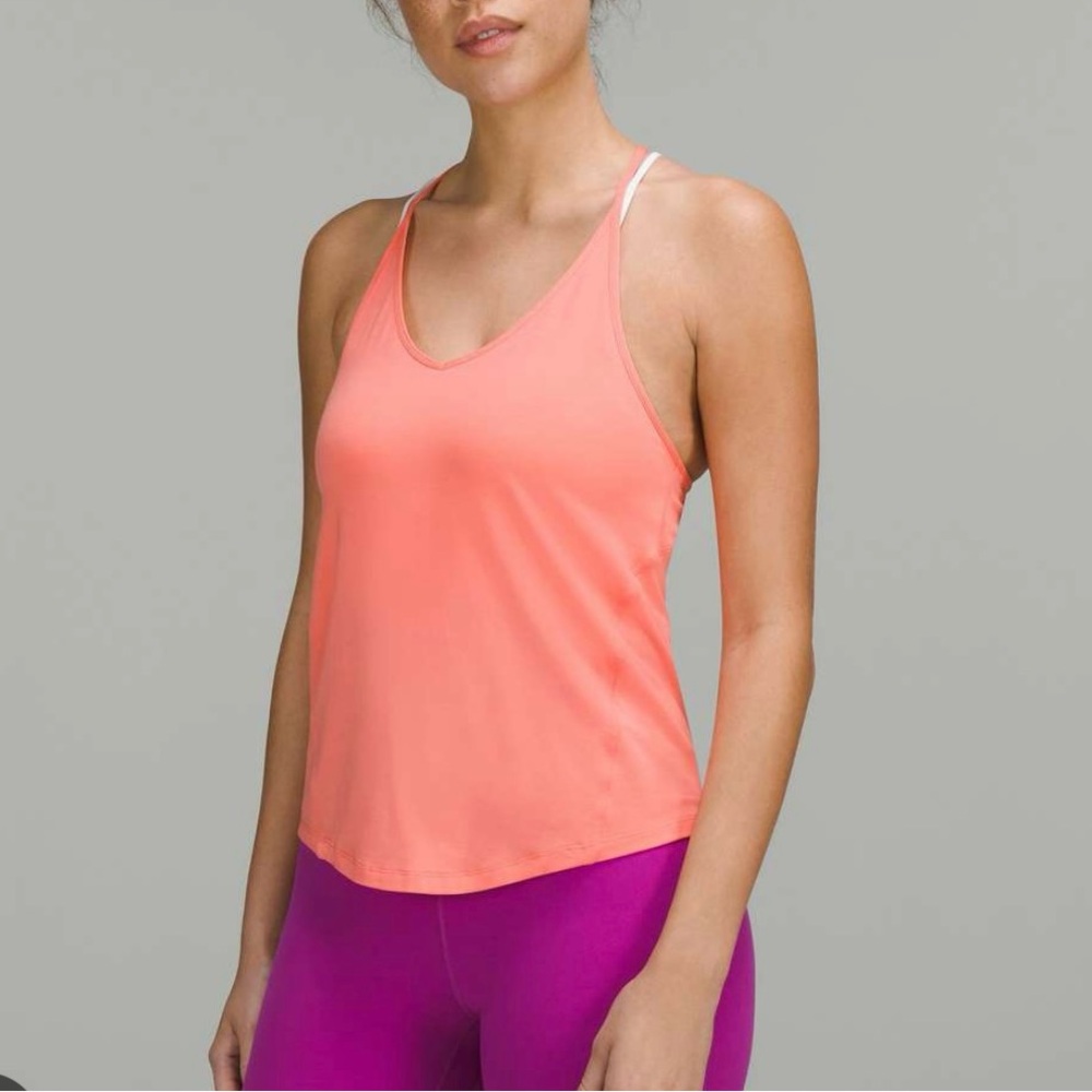 Lululemon woman’s size 8 silk yoga tank